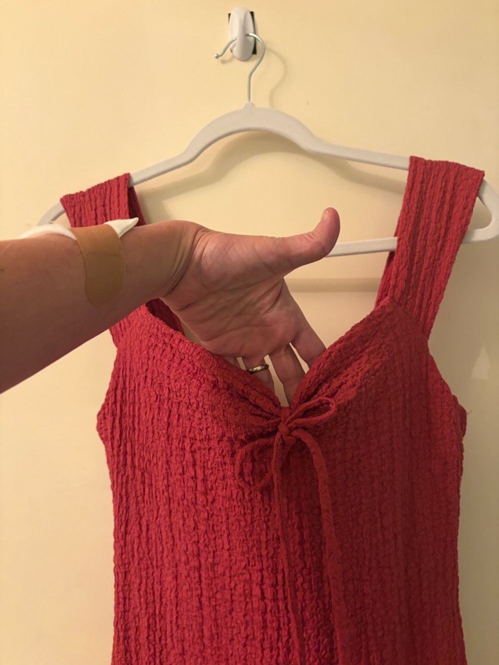 Jessica Simpson Raspberry Knit Maxi Dress - Picture 3 of 6